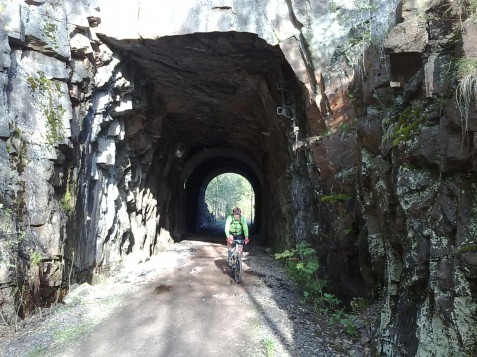Tunnel på den gamle Drammensbanen