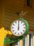 Tiden har stått stille... her en klokke fra en de lite brukte togstasjonene i Østerdalen