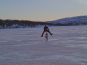 Akrobatiske øvelser på isen.