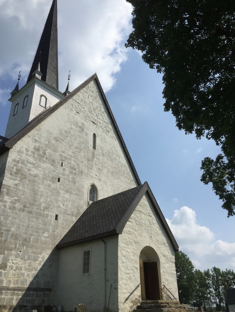Vakre Stange kirke, fra ca. 1250.